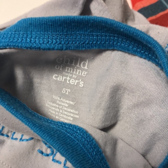 Child of Mine by Carter’s Firetruck 2pc Pajama Set 5T - Picture 5 of 6